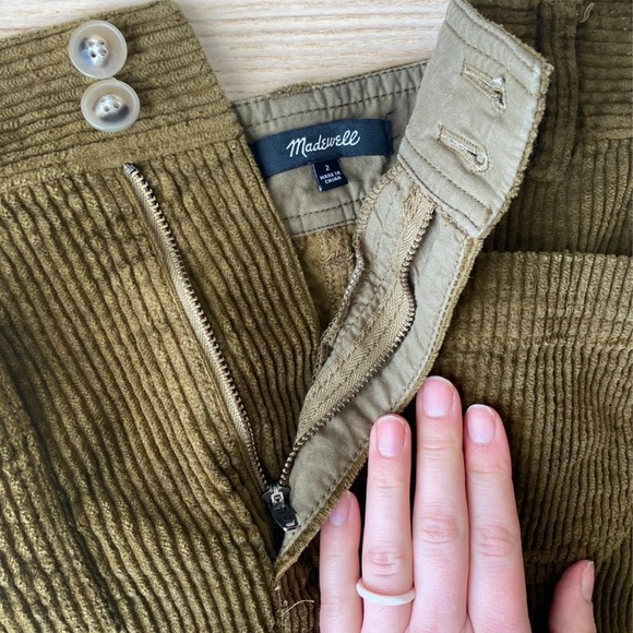 MADEWELL CORDUROY A-LINE MINI SKIRT - Picture 5 of 5